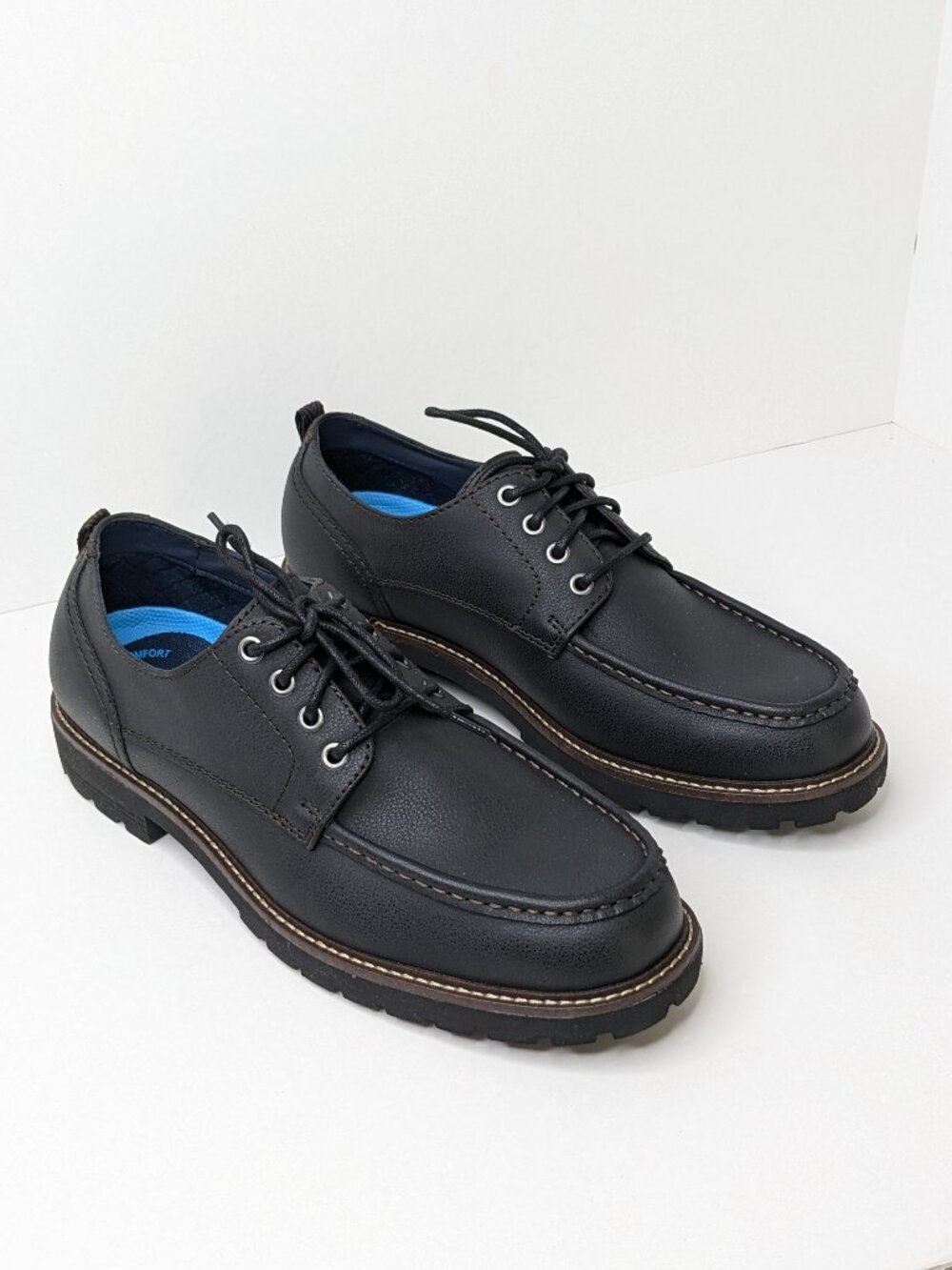 Dockers Walsh Moc Toe Oxford Shoes Black Men's 10.5
